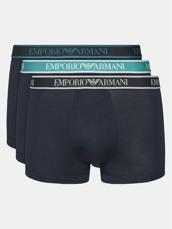 Emporio Armani Underwear Komplet 3 par bokserek EM000259 AF10779 MB139 Granatowy