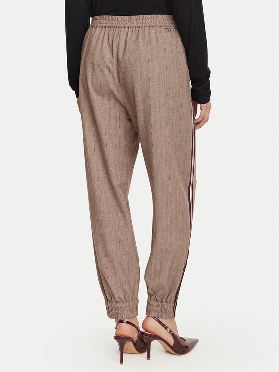 Liu Jo Liu Jo Spodnie materiałowe TF6150 T692A Brązowy Regular Fit