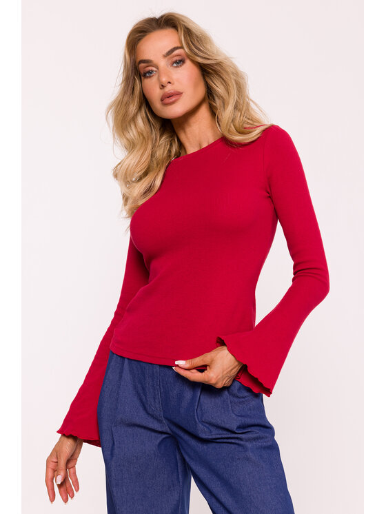 Made of Emotion Made of Emotion Blusa M806 Rosso Active Fit