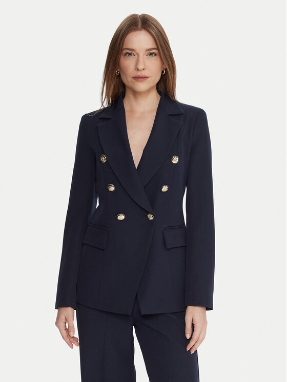 Maryley Maryley Giacca da abito 25IB139/43BL Blu scuro Regular Fit