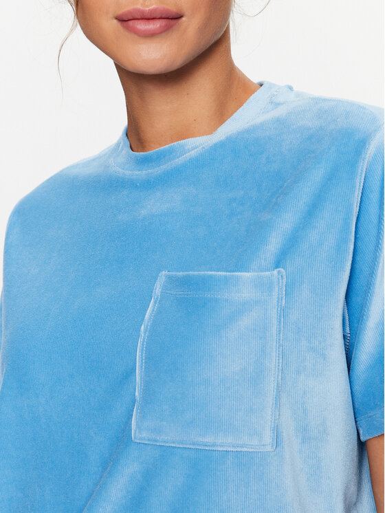 Hunkemöller Hunkemöller Pyjama-T-Shirt 203212 Blau Comfortable Fit