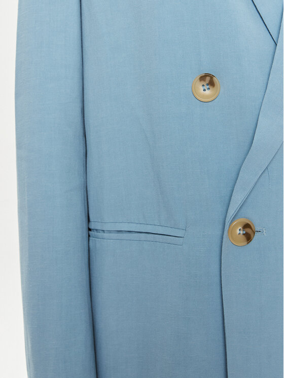 ViCOLO ViCOLO Bleizers TB1567 Zils Relaxed Fit