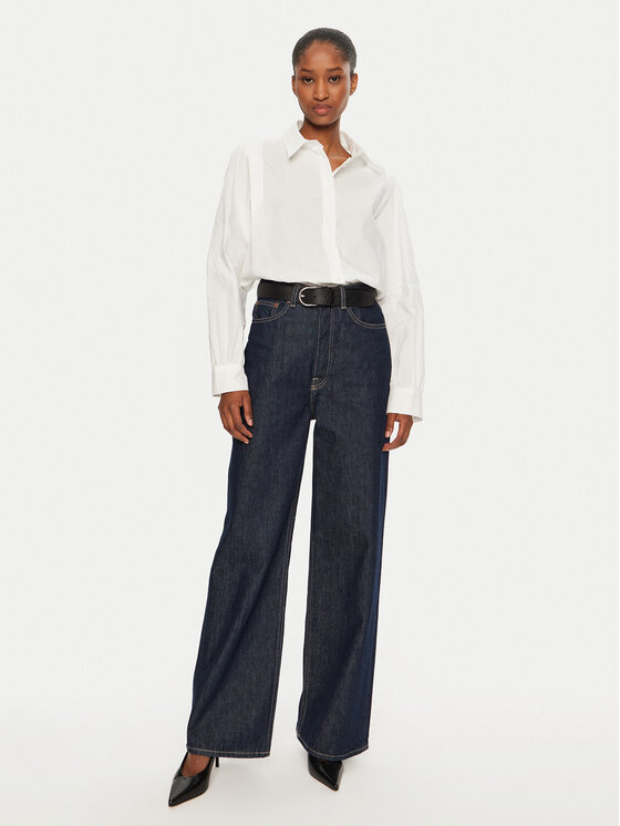 United Colors Of Benetton United Colors Of Benetton Koszula 5UJFDQ09C Biały Regular Fit