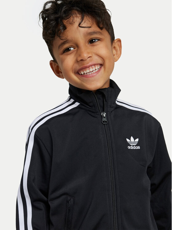 adidas adidas Jogginganzug adicolor Firebird IY4798 Schwarz Regular Fit