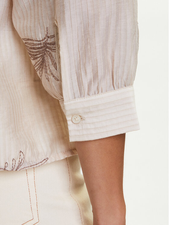 Tatuum Tatuum Πουκάμισο Rue T2509.078 Μπεζ Relaxed Fit