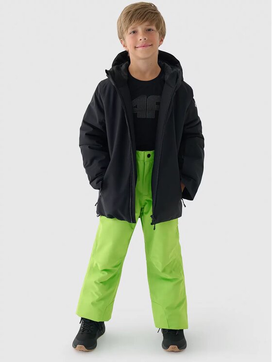 4F 4F Pantaloni da sci 4FJWAW24TFTRM654-41S Verde Regular Fit