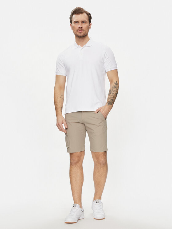 CMP CMP Polo 31T7497V Biały Regular Fit