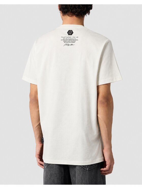 PHILIPP PLEIN PHILIPP PLEIN T-Shirt 32089 Bílá Regular Fit