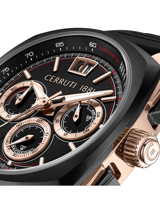 Cerruti 1881 Cerruti 1881 Zegarek Cerruti-CIWGO0085102 Czarny