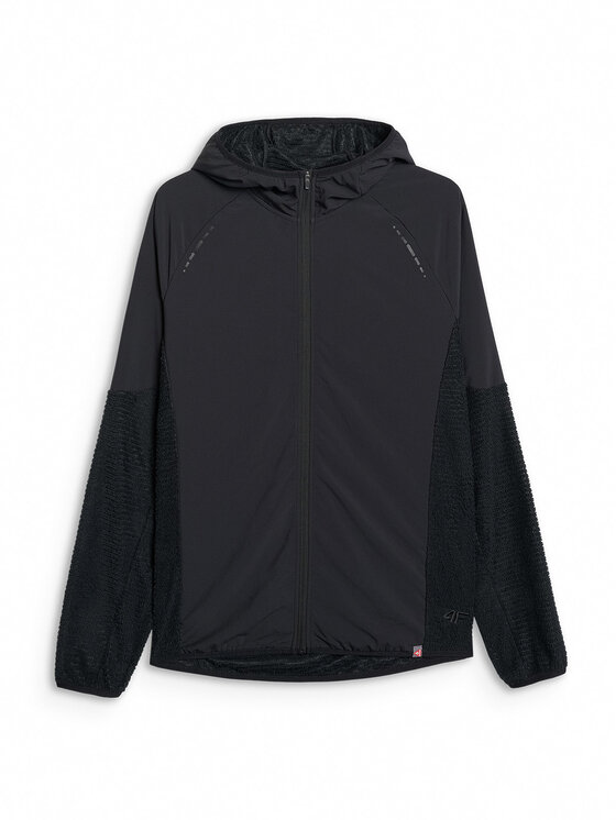 4F 4F Bluza techniczna TRAIL RUNNING Czarny Regular Fit
