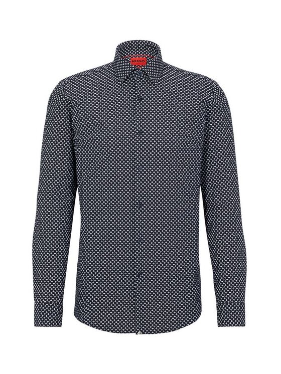 HUGO Hugo Košile Kenno Tmavomodrá Slim Fit
