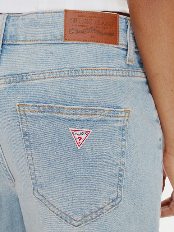 Guess Jeans Guess Jeans Traperice W4BA0Y D5CCA Plava Wide Leg