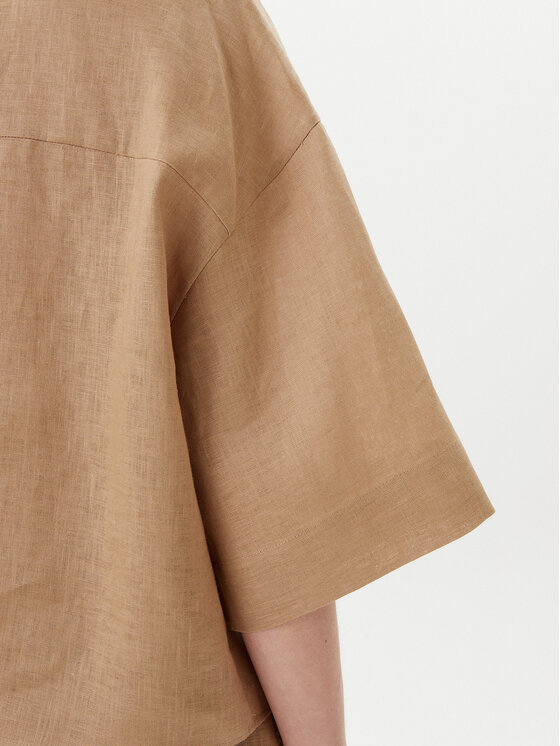 Max Mara Max Mara Koszula Mirano 2516111028 Beżowy Relaxed Fit