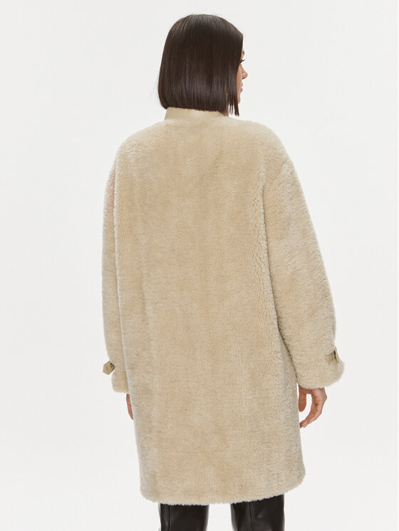 Liu Jo Liu Jo Futro MF3176 ES002 Beżowy Relaxed Fit