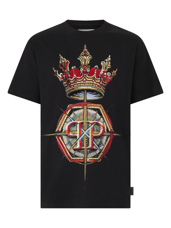 PHILIPP PLEIN PHILIPP PLEIN T-Shirt 29021 Czarny Regular Fit
