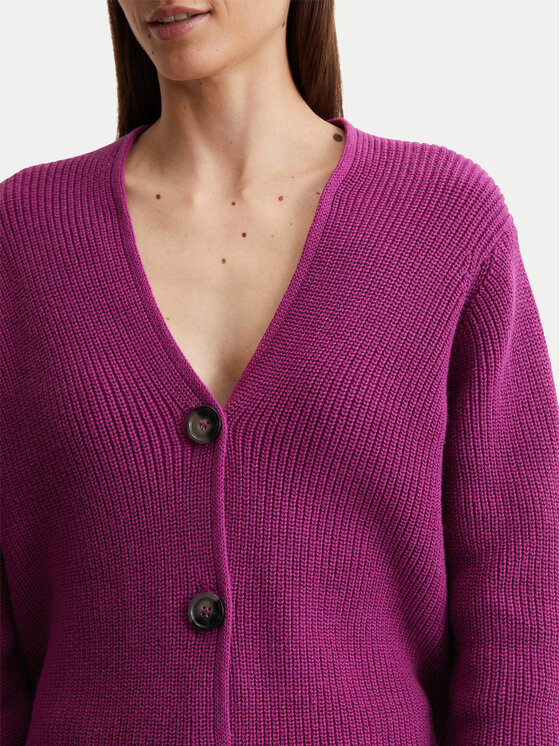 Marc O'Polo Marc O'Polo Kardigan 506 6059 61069 Fioletowy Relaxed Fit