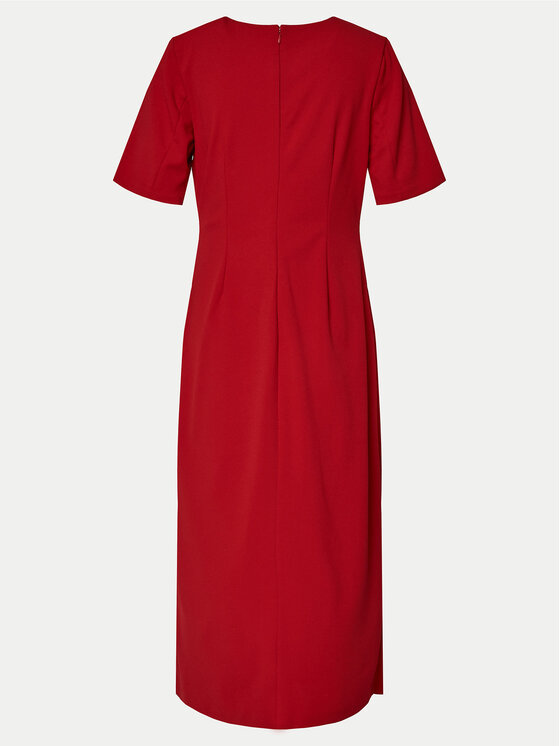 DKNY DKNY Koktel haljina DD4H1B66 Crvena Slim Fit