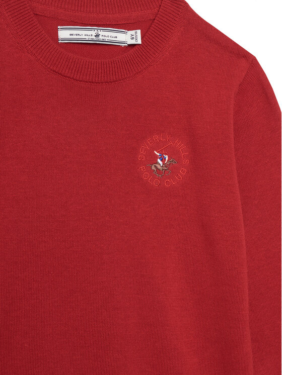 Beverly Hills Polo Club Beverly Hills Polo Club Kampsun 76B5W0029 Punane Regular Fit