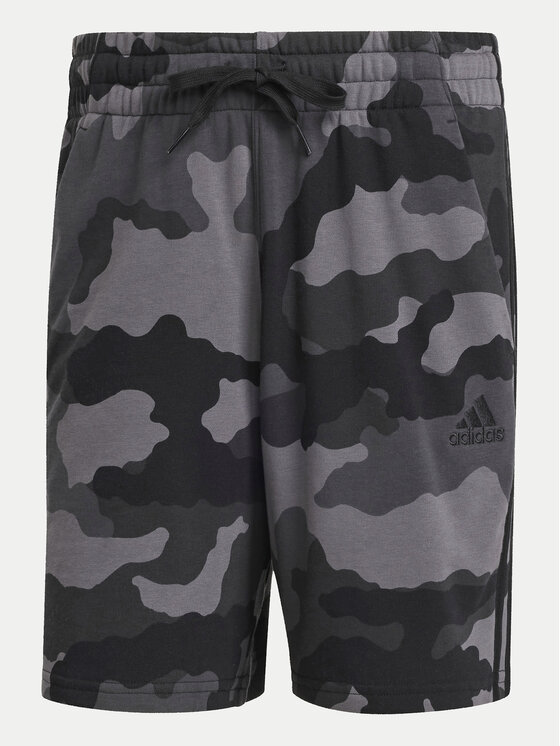 adidas adidas Športové kraťasy Seasonal Essentials Camouflage IY6630 Sivá Regular Fit
