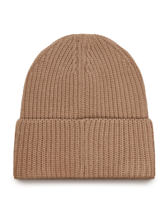 Calvin Klein Jeans Calvin Klein Jeans Sada čepice a šál Monogram Rib Scarf Beanie Set IU0IU00638 Hnědá