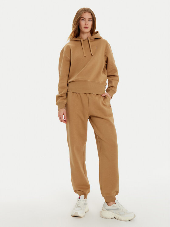 Tommy Hilfiger Tommy Hilfiger Melegítő alsó Essential WW0WW45966 Bézs Regular Fit