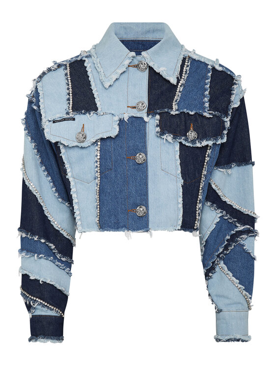 PHILIPP PLEIN PHILIPP PLEIN Giacca di jeans 8759 Azzurro chiaro
