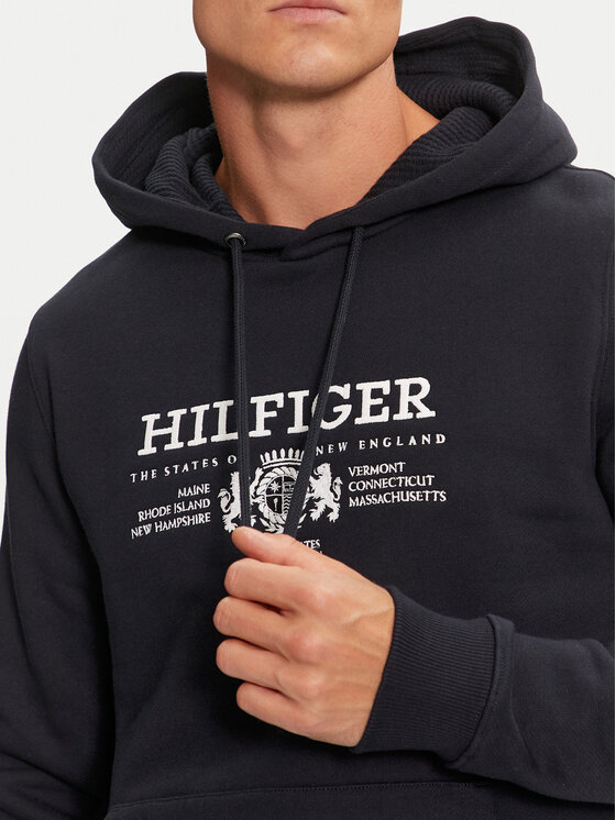 Tommy Hilfiger Tommy Hilfiger Pulóver MW0MW35527 Sötétkék Regular Fit