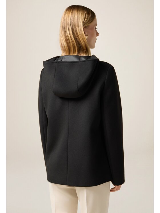 Oltre Oltre Cappotto 0086R000485N033 Nero Baggy Fit