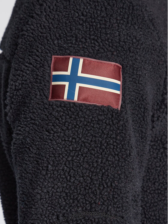 Napapijri Napapijri Fleecejacke Yupik NP0A4GNT Schwarz Regular Fit