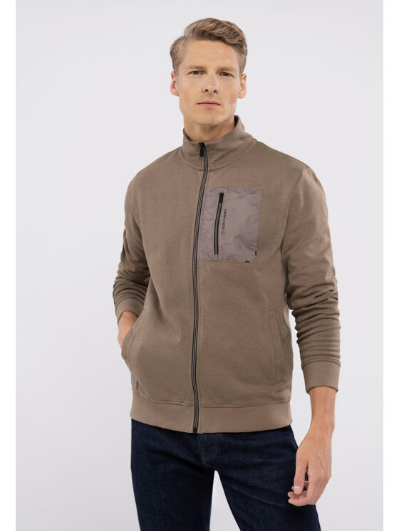 Volcano Volcano Bluza B-HUNT Beżowy Regular Fit