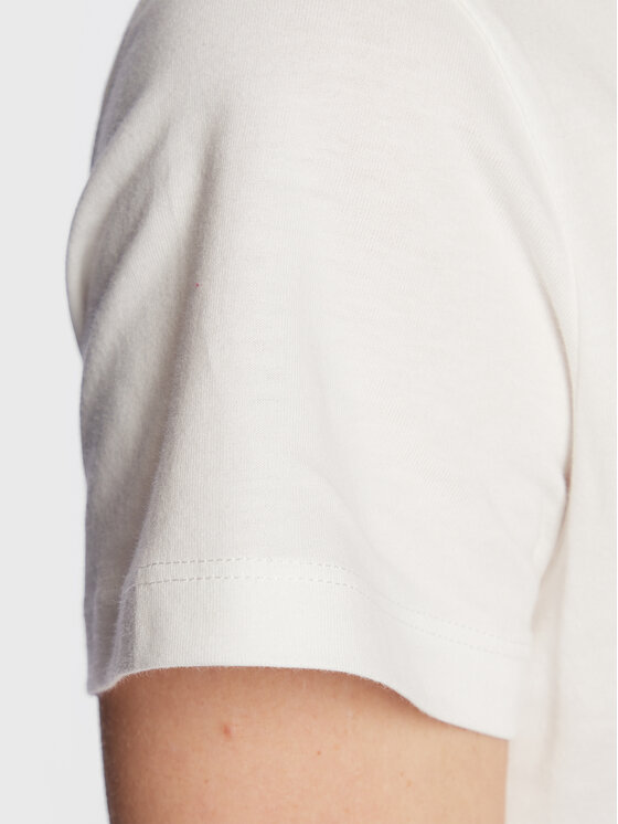 PINKO Pinko T-krekls Bussolotto 100355 A0KO Balts Regular Fit