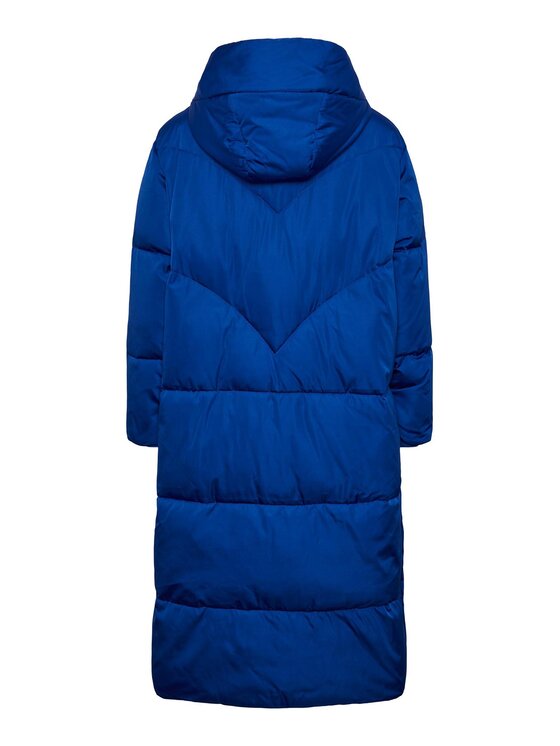 YAS YAS Pehelykabát 26030707 Kék Regular Fit