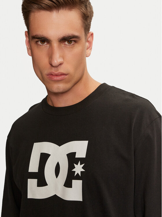 DC DC Longsleeve Star ADYZT05372 Μαύρο Regular Fit