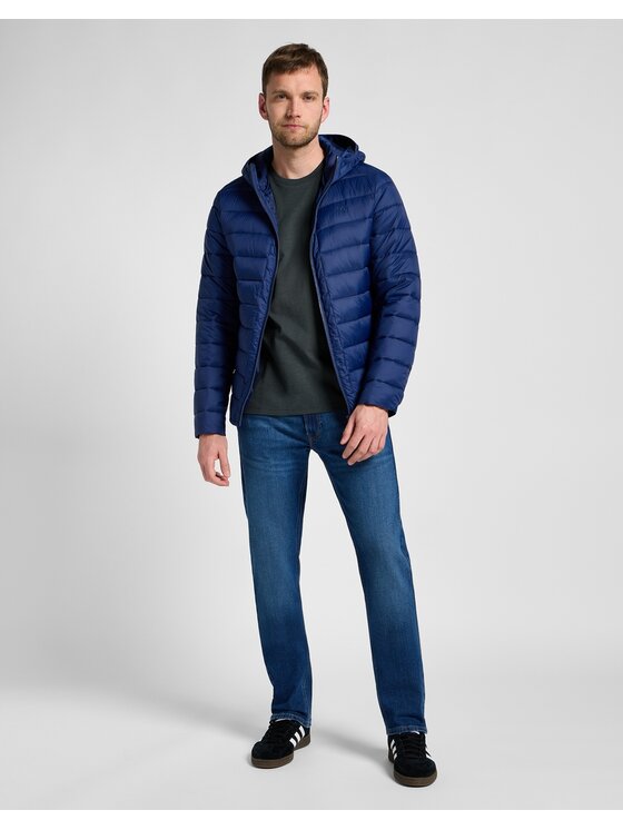 Lee Lee Jeansy DAREN ZIP FLY Niebieski Straight Leg