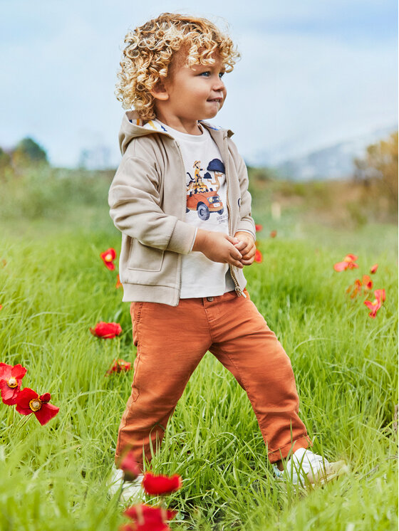 Mayoral Mayoral Chino hlače 01541 Oranžna Slim Fit