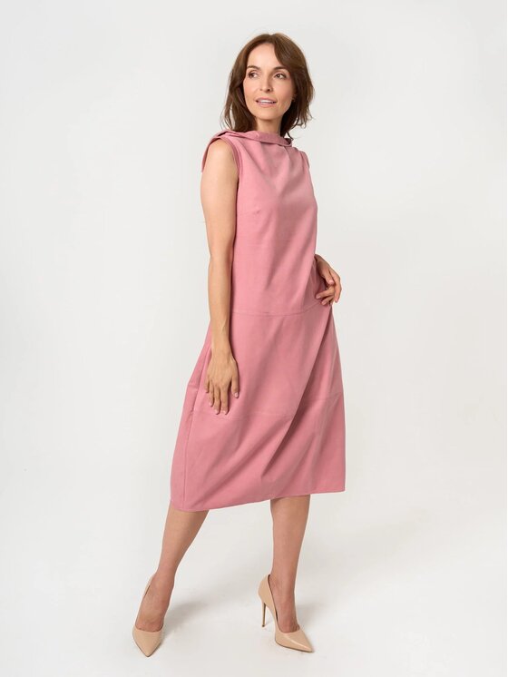 Willsoor Willsoor Sukienka codzienna 67971 Różowy Regular Fit
