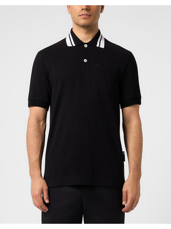 PHILIPP PLEIN PHILIPP PLEIN Polokošile 31303 Černá Slim Fit