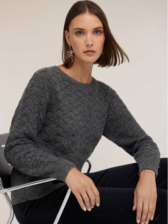 Motivi Motivi Maglione M467W004178N023 Grigio Regular Fit