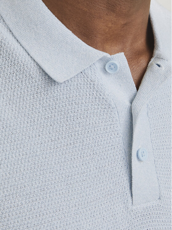 Jack & Jones Jack & Jones Πουλόβερ George 12268281 Ανοιχτό μπλε Relaxed Fit