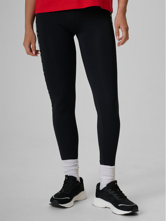 4F 4F Legginsy STREFA KIBICA Czarny Regular Fit