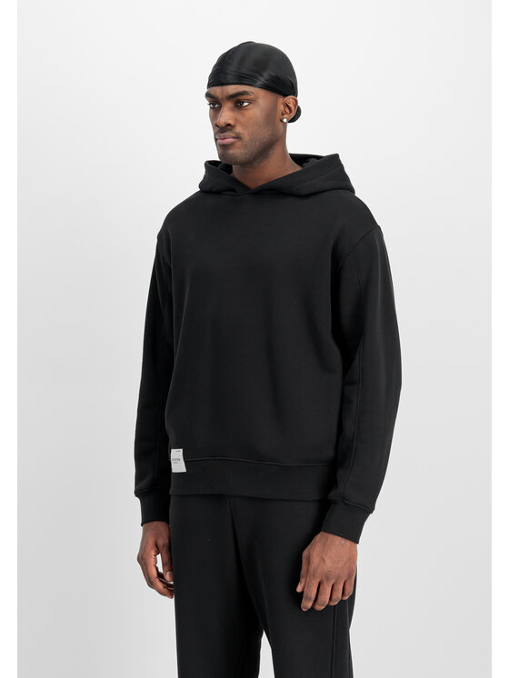 Alpha Industries Alpha Industries Bluza Studio Edition Hoodie Czarny Loose Fit