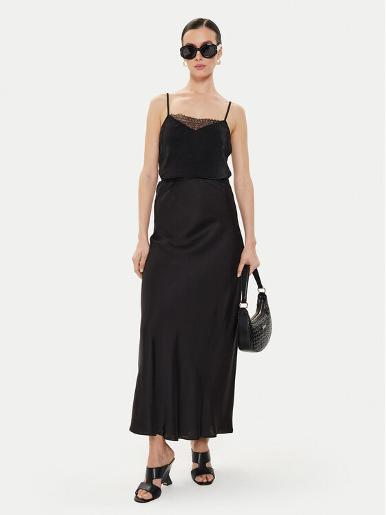 Morgan Morgan Top 241-BAMBE Negru Regular Fit