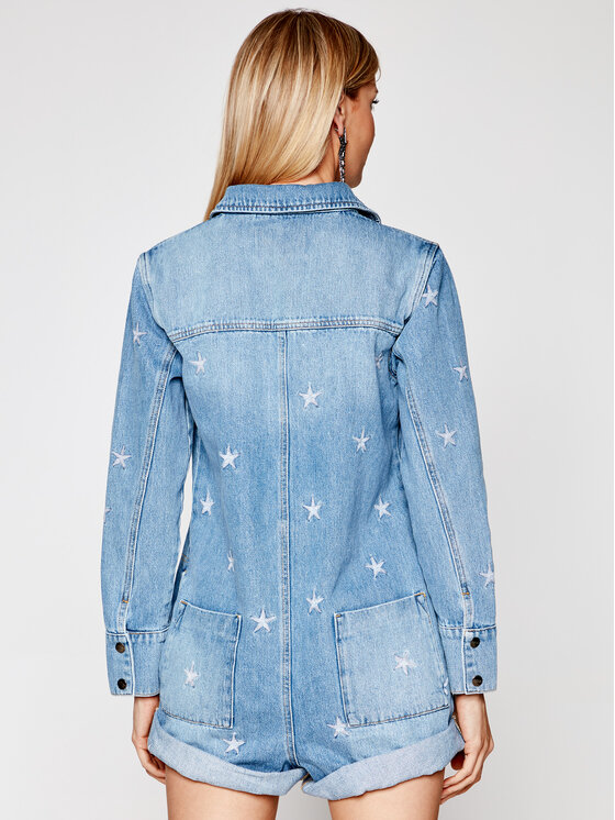 One Teaspoon One Teaspoon Jumpsuit Pac Star Prophecy 23692 Blu Relaxed Fit