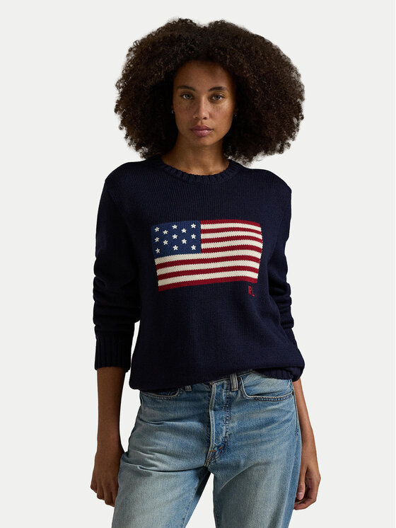 Polo Ralph Lauren Polo Ralph Lauren Sweater 710718281006 Sötétkék Regular Fit