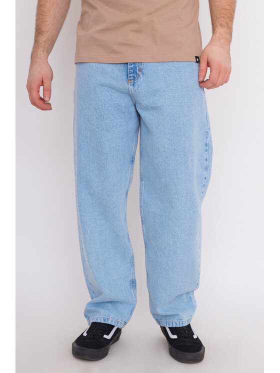 Kamuflage Kamuflage Jeansy Riders Club Niebieski Baggy Fit