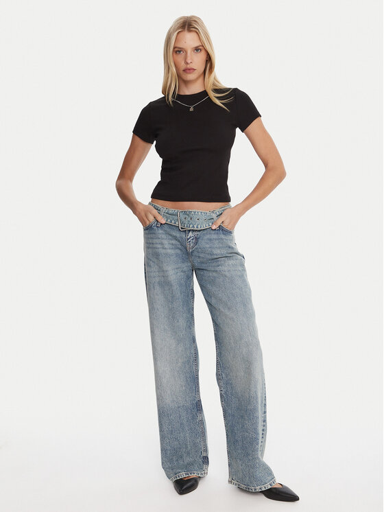HUGO HUGO Marškinėliai Dannecy 50549392 Juoda Regular Fit