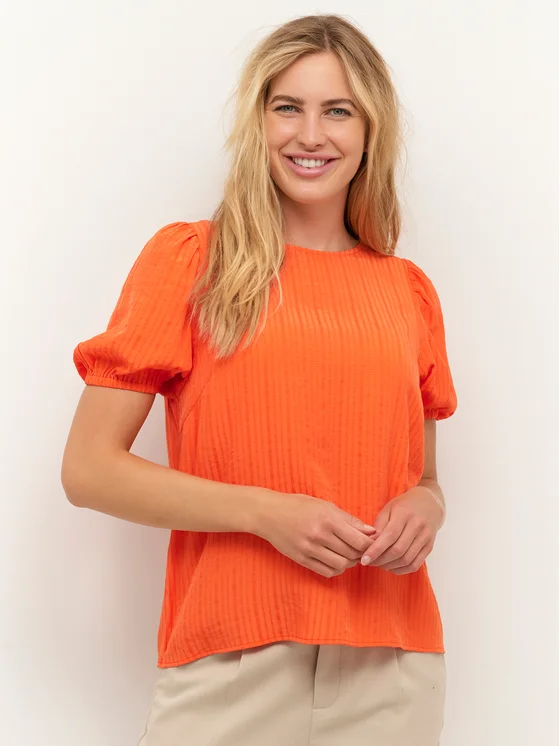 Kaffe Bluse Silvia 10507325 Orange Regular Fit