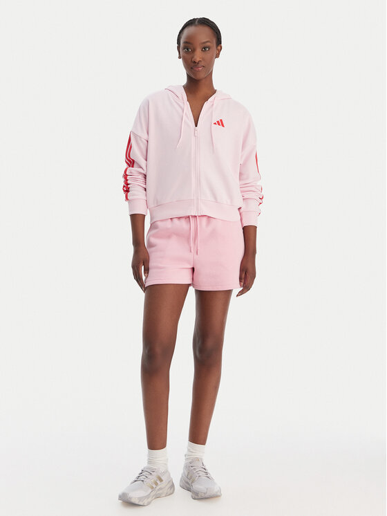 adidas adidas Світшот Essentials 3-Stripes KD4789 Рожевий Regular Fit