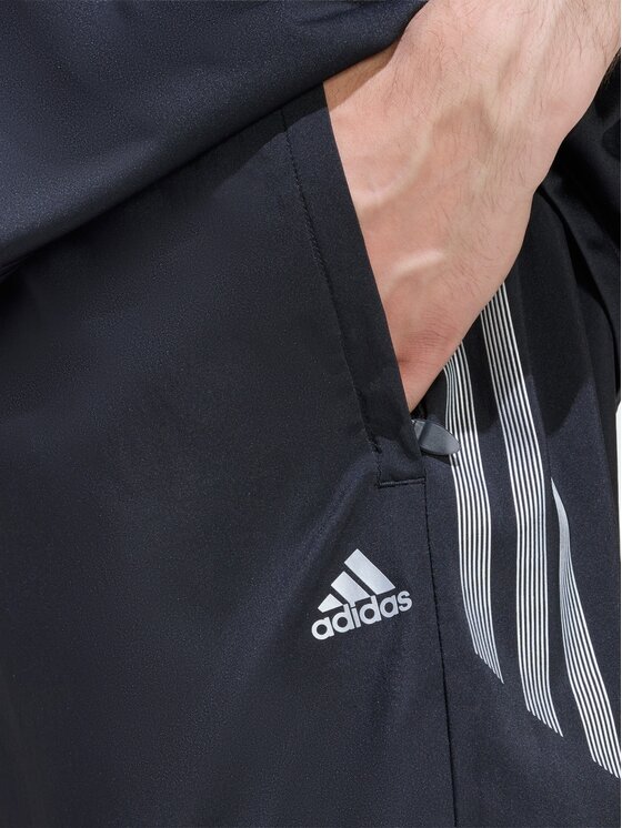 adidas adidas Szorty materiałowe 159225 Czarny Regular Fit