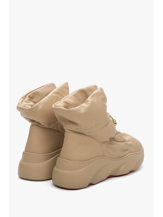 Estro Estro Μπότες Χιονιού ER00114234 Μπεζ